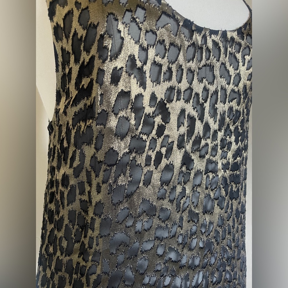 YSL Saint Laurent ✨NWT✨ Metallic Leopard Tank Top, Size Small - Picture 5 of 14